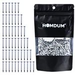 Homdum Hard Steel Concrete Nails 1 inch (25 mm) Pack of 200 Pieces (1")