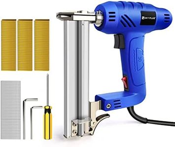 Heavy Duty Electric Staple Nail Gun 2 in 1 Brad Nailer/Stapler/Nailer Tacker - Multifunction Upholstery Staple Gun for Wood Floor Carpet Fence - Household Power Woodworking Tool
