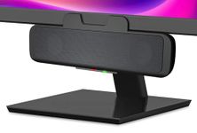 Cyber Acoustics Computer Speaker Bar (CA-2890) – Stereo Computer Speaker for Full Digital Audio Experience, Easily Clamps to Monitor, Convenient Controls