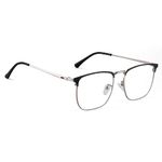 ROYAL SON Full Rim Black Silver Blue Cut Anti glare Eye Protection Specs Men Women - SF0086-C2