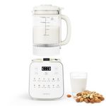 Livatro Nut Milk Maker Machine,12-in-1 Automatic Soy Milk Maker with Detachable Design, Homemade Juice,Almond,Oat Milks for Plant-Based Milks, 24H Delay Start/Keep Warm/Auto-Clean/Safety Lock