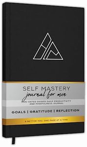 Self-Mastery Journal for Men - Gratitude Journal – 5 Minute Journal - Reflection Manifestation Journal for Mindfulness – Self Care Journal – Goal/Guided Gratitude Journal for Women & Men