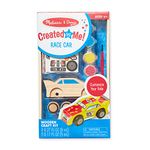 Melissa & Doug Created by Me! Race Car Wooden Craft Kit, Great Gift for Girls and Boys – Best for 4, 5, 6, 7 and 8 Year Olds