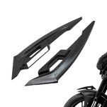 Vagary Wing Side Helmet Spoiler Aerodynamic Wing Dynamic Helmet Accessories (Black)