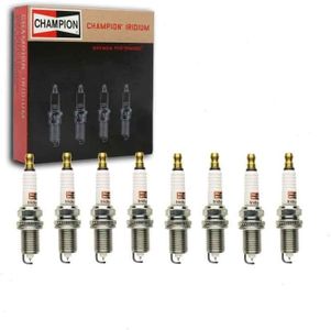 8 pc Champion Iridium Spark Plugs compatible with Dodge Ram 1500 4.7L V8 2002-2007