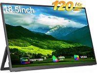 EVICIV Gaming Monitor 18.5 inch 120Hz Portable Monitor FHD 1080P IPS Screen, Laptop Monitor Support Mini HDMI and Type-C Connection HDR Second Screen for PC/Laptop/PS3 4/Phone
