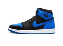 Jordan Boy's 1 Retro High OG (Little Kid), Black/Royal Blue-white, 11