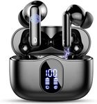 Wireless Earbuds, Bluetooth 5.4 Headphones In Ear with 4 ENC Mic, Wireless Earphones ENC Noise Cancelling 3D Bass Stereo, Bluetooth Earbuds 36H Playtime, IP7 Waterproof Ear Buds, Customization via App