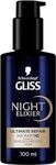 Gliss Night Elixir Ultimate Repair (100 ml), Hair Serum Regenerates Damaged Hair During Sleep, Hair Care Leaves Soft & Regenerated Hair Overnight