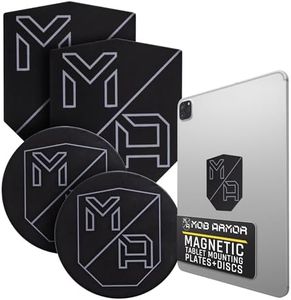 Mob Armor TabNetic Combo Pack - Magnetic Tablet Mounting Solution with Heavy Duty Metal Plate, Adjustable Mounting Disc and Strong 3M VHB Non-Marking Adhesive Magnet Stickers for Car Tablet Mount