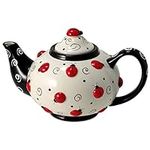 Ladybug With Swirls Teapot For Kitc