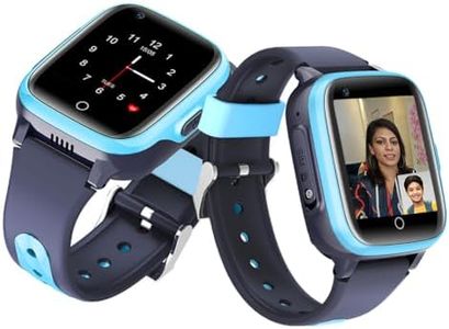 connect2kidz SeTracker SETRCK4GW Touch Screen Safe Voice & Video Calling Smartwatch- Blue | 1.4" HD Display | Splash Resistant | Area Location | SOS & Voice Call | Voice Chat