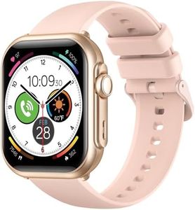 Banlvs Smart Watches for Men Women: Smart Watch with 1000mAh 100 Day Battery Life Bluetooth Call Heart Rate Blood Pressure SpO2 Sleep Monitor 120+ Sports 5ATM Pedometer for iPhone Android Phones