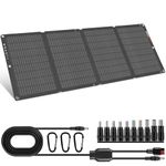 SOKIOVOLA 40W Solar Panel, Foldable Solar Panel, Portable Solar Panel with DC、 USB-C and USB-A Ports for Cell Phones、 iPads、Small Power Stations、Outdoor Camping etc.