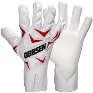 Obbsen Professional Goalie Gloves, Youth&Adults, Hybrid Cut, 4+3mm Latex