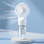 Orapink Portable Fan with Mist, Personal Mini Fans Portable Rechargeable, Misting Fans Handheld for Travel, Office, Outdoor