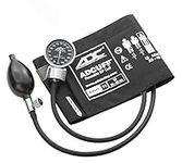 ADC Diagnostix 700 Pocket Aneroid Sphygmomanometer with Adcuff Nylon Blood Pressure Cuff, Adult, Black