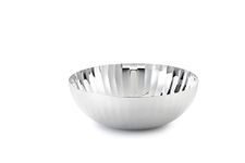 ARTTDINOX Stainless Steel Katori Set of 6 | Luxury Gift Collection | Mirror Finish | Premium Dahi Bhalla Bowls Wati | Serveware, Dinnerware & Tableware | Ribbed Pattern | Rhythm Garden Series