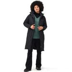 Regatta Womens Cambrie Quilted Warm Winter Long Jacket - Black - 16