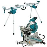 Makita DLS110Z Mitre Saw Twin 18v / 36v Cordless Brushless LXT 260mm + Leg Stand