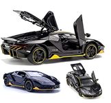 Storio Cars 1:32 Diecast Metal Pullback Toy car for Kids Best Gifts Toys for Kids Boys - Black