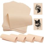 Tattoo Skin Practice - Ruicoo 20 Sheets Tattoo Fake Practice Skins Double Sides 8×6 Blank Fake Tattoo Skin for Tattoo Artists and Beginners