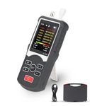 Air Quality Pollution Monitor, 0.3Μm to 10Μm Pm2.5 Dust Particle Counter Data Logger, Air Quality Tester for Indoor and Outdoor, Handheld Professional Pollution Meter, Dust Partic
