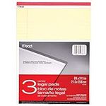 Mead Legal Pad Writing Pads, 3 Pack