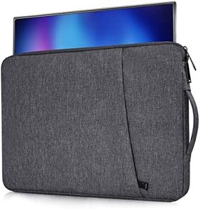 Portable Monitor Case for 18-18.5 Inch Most Large Portable Monitor UPERFECT InnoView VisonOwl Arzopa Protective Laptop Sleeve Storage Bag, Space Grey(17.5x11.8 Inch)