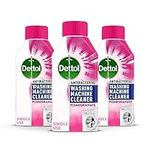 Dettol Antibacterial Washing Machine Cleaner | Removes Limescale, Dirt & Bad Odours | Pomegranate | Pack of 3 x 250ml.