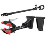 Sportneer Bike Repair Stand, Wall Mount Home Bike Stand for Maintenance, Bike Clamp Bench Mount Work Stands, Bicycle Repair Rack Adjustable Bike Rack Maintenance Stand for Road Mountain MTB Bikes