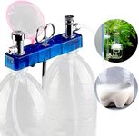 Clscea CO2 kit for Aquarium DIY CO2 System and CO2 Diffuser 2-in-1 Design G500-blue (G500 Blue+ CO2 Diffuser)