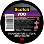 3M Scotch Vinyl Electrical Tape, .7