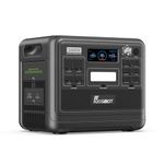 FOSSiBOT F2400 Portable Power Station with 2048Wh LiFePO4, 3 x 230V AC Outputs 2400W (4800W Peak) Solar Generator, 1.5H full charge, UPS, 100W USB-C Output, Solar Power Station for RV/Camping/Home