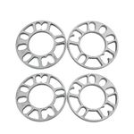 sourcingmap 4pcs 10x150mm Car Wheel Spacers Aluminum Alloy Wheeling Hub Ring