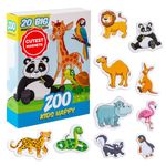 magdum Fridge Magnets For Toddlers 20 ZOO Kids Fridge Magnets - Animal Magnets For Toddlers - Fridge Magnets For Kids - Kids Magnets - Magnetic Shapes - Magnet Toy - Kids Magnets For Fridge