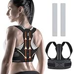 ZINUU Posture Corrector for Women and Men - Lower Back Support Belt Upper Back Brace Adjustable Shoulder Support Lumbar Belt Back Pain Relief For Father Mother Gifts- Waist 70-130 cm