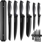 Gourmetop Kitchen Knife Set with No