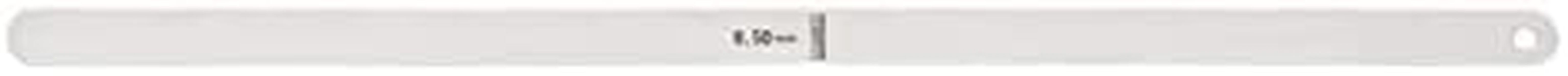 Starrett 667M-50 Steel Thickness Feeler Gage, 0.5mm Thickness, 12.7mm Width, 300mm Length