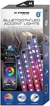 Xtreme Bluetooth LED Car Accent Light, 4 Pack, Mobile App Control