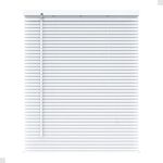 Custom Venetian Blinds for Windows Cordless 1 Inch Blinds Aluminum Blinds Interiors Mini Blinds for Room Darkening Blackout Horizontal Mini Blinds.White,16''W x 36''H