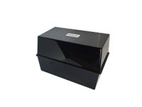 Deflecto Value Size 8 x 5 in Index Card Box - Black