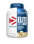 Dymatize Elite 100% Whey Protein, Gourmet Vanilla, 5 lbs