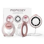 Momcozy Breast Pump V1 Pro Hospital-Grade, Hands-Free & Portable Wearable Pump, Upgraded Electric Pump with 3 Fine-Tuned Rhythms|15 Levels, Come with Leak-Proof
