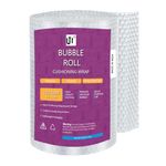 IJI Heavy-Duty 60 Gsm Thickness 1 Meter Wide Bubble Wrap Roll Perfect for Shipping, Moving, and Storage Needs, Cushioning Material (5 Meters x120GSM)