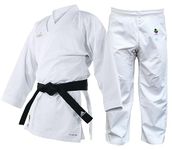 adidas WKF Kumite Fighter Martial Arts Uniform for Karate Training, Sparring, in White Climacool Technology 8OZ