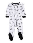 Leveret Baby Boys Girls Footed Pajamas Sleeper Halloween 100% Cotton Kids & Toddler Pjs (0 Months-5 Toddler) - White - 5 Years