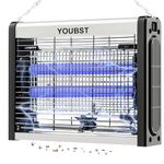 5000V Fly Zapper Electric Indoor, High- Fly Killer with 4W UV Light (365nm), 0W UV light Trap Flying Insects Electric Fly Zapper, Wasps, Moths, Quiet Pest Control for Indoor, Home Use (UK PLUG)