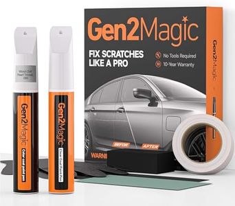 Gen2Magic Wind Chill Pearl Tricoat Touch Up Paint Pen Kit for Toyota [Clear Coat Included], 089 Color Match for Scratches, Rock Chips, Bumper Dings, Easy Scratch Repair & Rust Remover for Toyota Owners