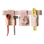 Scaffolding Tool Belt Set with Tools - Premium Tan Leather - Made in UK - Connell of Sheffield